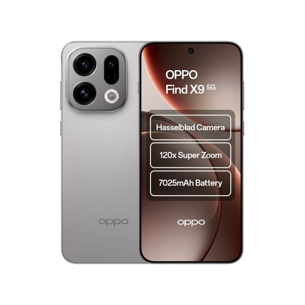 Oppo Find X9 5G 6,59″ Dual SIM Android 16 12GB RAM 512GB Speicher Grau