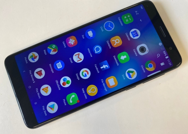 Alcatel 1X (2019) 5008Y 16GB 4G ENTSPERRT Android Smartphone schwarz guter Zustand