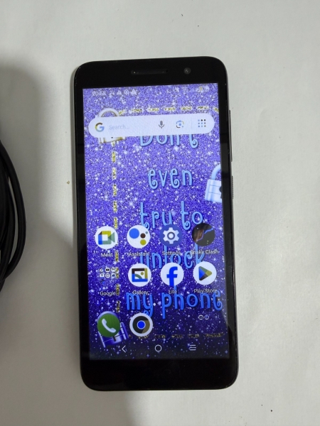 Alcatel 1 16GB schwarz Smartphone funktioniert Admin Lock Problem (REF L130)