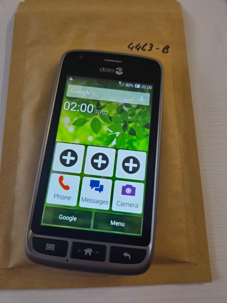 Doro Liberto 820 Mini einfaches Android Smartphone 4GB grau entsperrt
