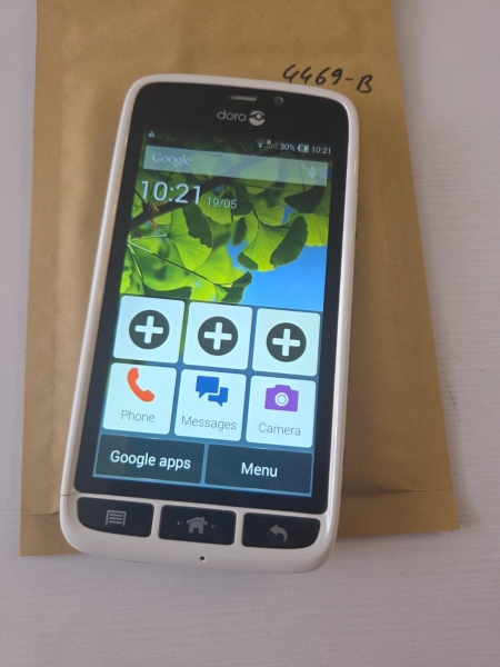 Doro Liberto 820 einfaches Android Smartphone 4GB weiß entsperrt