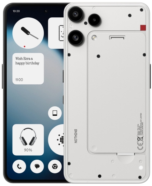 Nothing Phone (3a) Lite 5G Android Smartphone 128GB KI Telefon SIM frei weiß