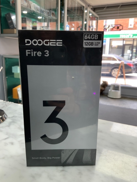 Doogee Fire 3 Rugged Smartphone 64GB 12GB RAM Android 15 Brandneu Versiegelt
