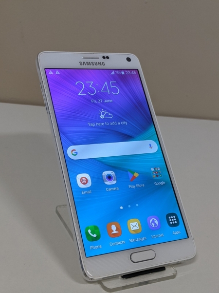 Samsung Galaxy Note 4 32GB N910F Smartphone weiß entsperrt Grade B Android