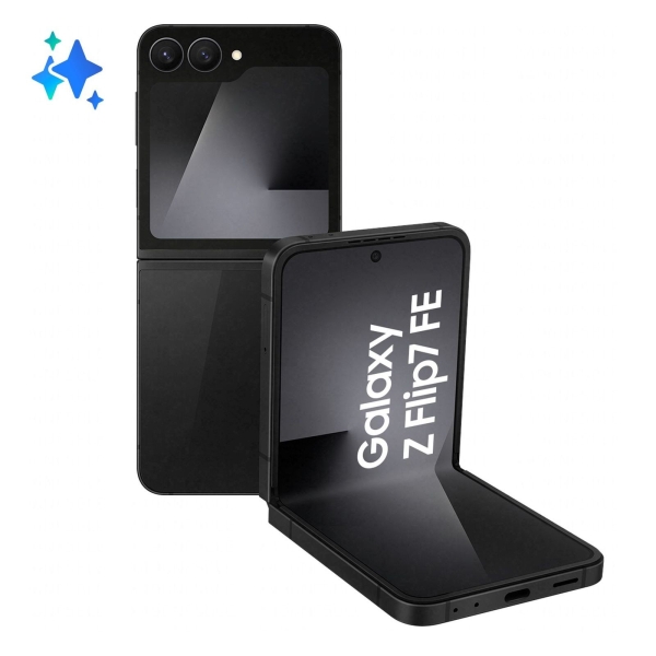 Samsung Galaxy Z Flip7 FE 5G Dual-SIM 128GB Black Android Smartphone