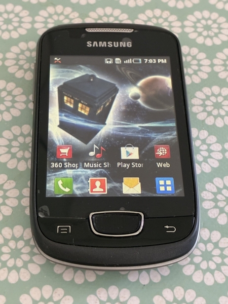 Samsung Galaxy Mini GT-S5570 – Steel Grey Smartphone 159MB Android auf Vodafone