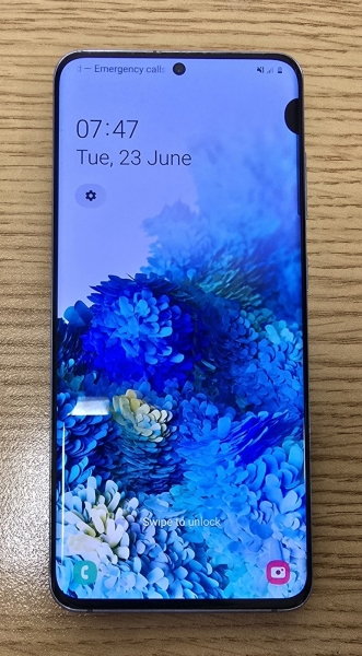 Samsung Galaxy S20 SM-G980F 128GB 64MP Smartphone blau entsperrt (Klasse D)