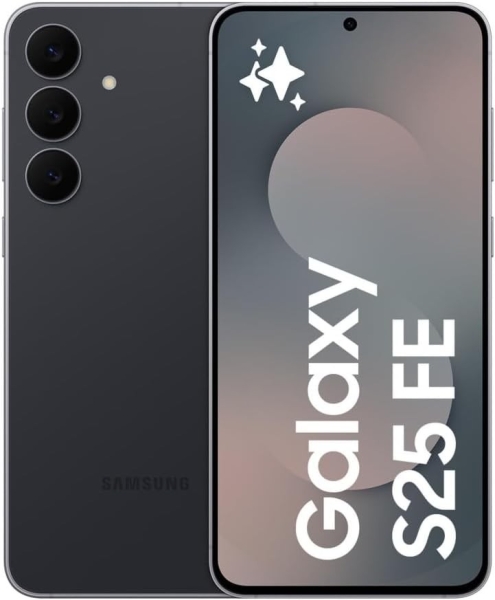 Samsung Galaxy S25 FE 5G AI Smartphone, 256GB, Jet Black, 6,7′′ AMOLED, entsperrt