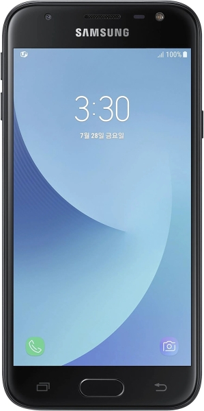 Samsung Galaxy J3 2017 16GB Smartphone 5 Zoll Display entsperrt schwarz gebraucht