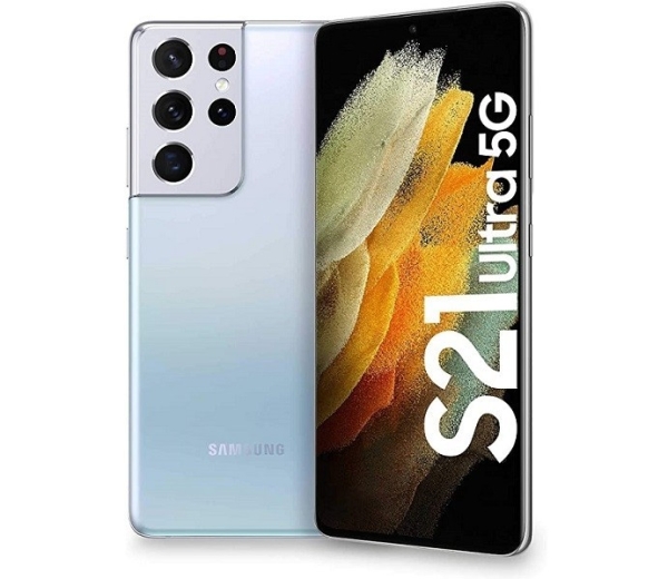SMARTPHONE SAMSUNG GALAXY S21 ULTRA 5G SM G998B 128GB DUAL SIM 6.8″ SILBER