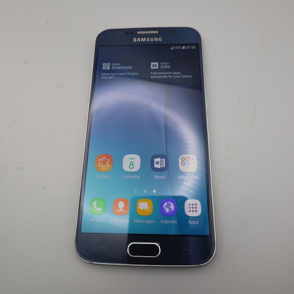 Samsung Galaxy S6 32GB Blau Android 4G Smartphone Display brennt schlechter Akku lesen