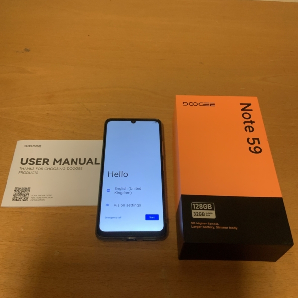 Doogee Note 59 128GB Android Smartphone