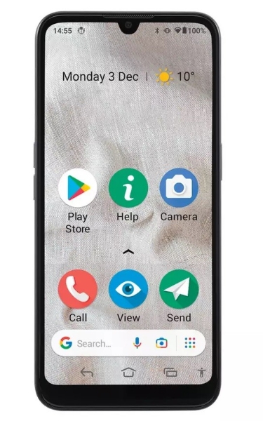 Doro 8100 4G Android Smartphone 6,1″ Handy SIM frei 32GB Graphit
