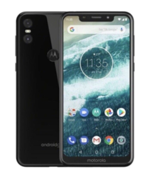Motorola Moto One (Dual-SIM) – 64 GB – Smartphone schwarz (entsperrt)