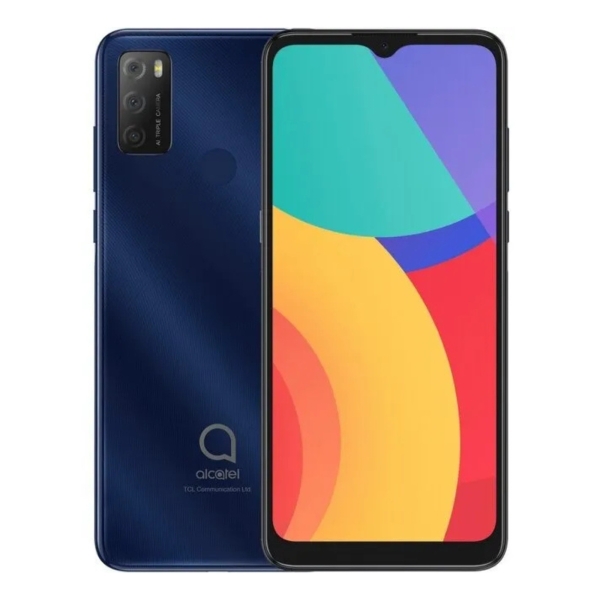 Smartphone Alcatel 1S 2021 3/32GB LTE 6,52″ 6025H Blau Handy | Zustand: Gut