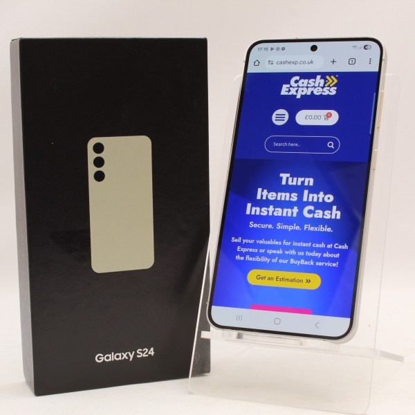 Samsung Galaxy S24 128GB Smartphone – Gelb – BH 100% (B)