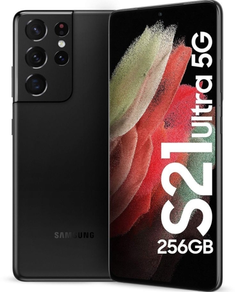 Samsung Galaxy S21 Ultra Smartphone, Schwarz, 128GB
