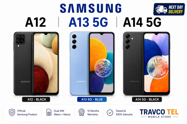 Samsung Galaxy A12, A13 5G, A14 5G 32GB 64GB entsperrt Android Handy Grade A++