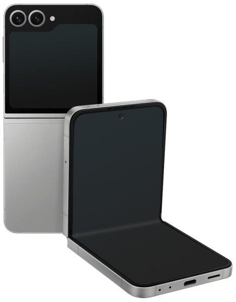 Samsung Galaxy Z Flip 6 5G Dual-SIM 256 GB silber Smartphone Handy Android WOW