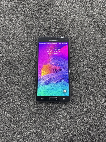 Samsung Galaxy Note 4 schwarz entsperrt 32GB 5,7″ 16MP Android Smartphone gesprungen