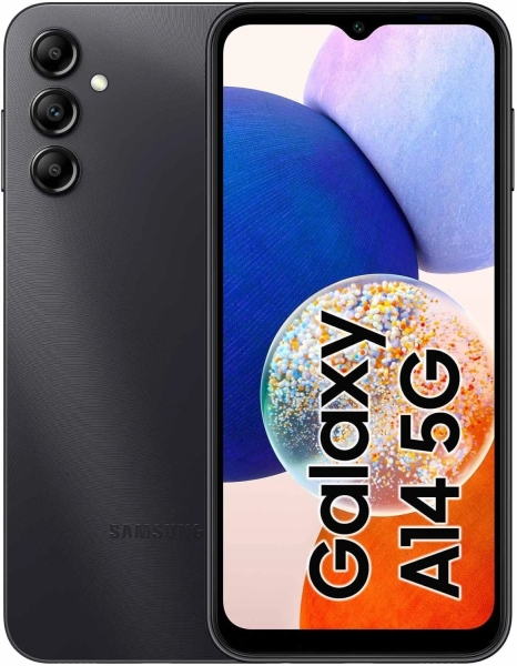 Samsung Galaxy A14 5G 64GB schwarz – entsperrt 5G Android Smartphone – Grade A++