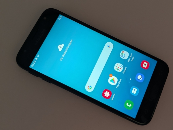 Samsung Galaxy J3 2017 16GB DualSim Schwarz Android Smartphone LTE J330FN💥