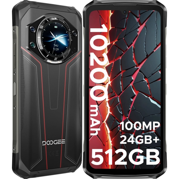 Doogee S119 robustes Telefon 6,72 Zoll 32 GB 512 GB 100 MP NFC 10200 mAh UK