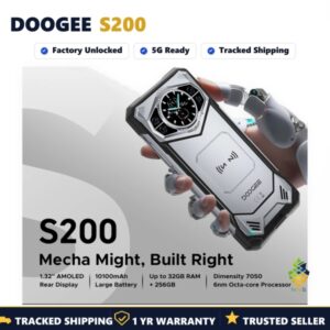 Doogee S200 5G Rugged Phone Dimensity 7050 12GB RAM 256GB ROM 100MP Android