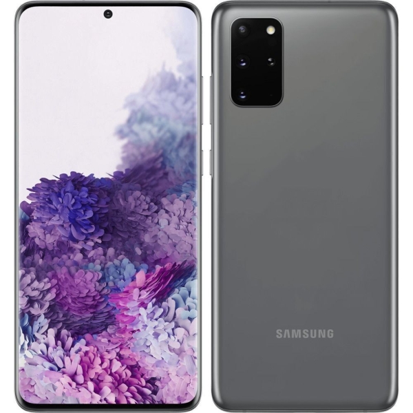 Samsung Galaxy S20 + Dual SIM Grau 128 GB Smartphone LTE Gebraucht Akzeptabel