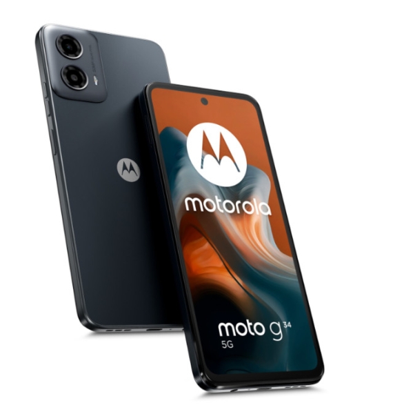 Motorola G34 5G Smartphone 128GB schwarz Dual SIM 6,5″ (entsperrt) Android – C-Ware