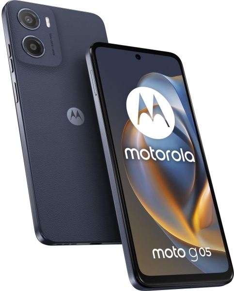 Motorola Moto G05 Smartphone, 6,67 Zoll, 128GB, 4GB RAM, Misty Blue