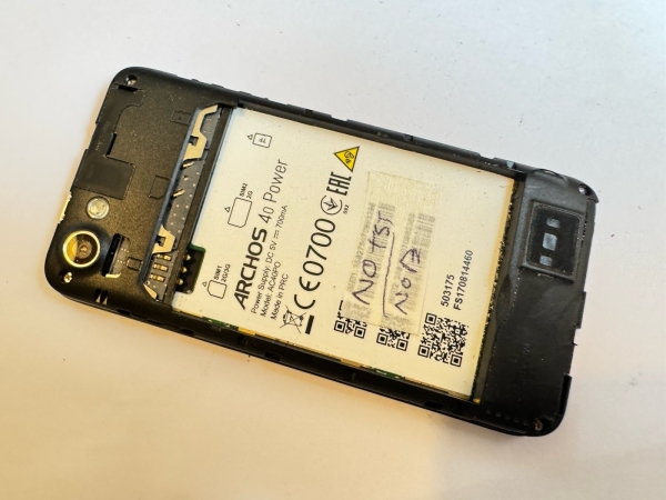 Archos 40 Power AC40PO Smartphone für Teile oder Reparatur ungetestet ohne Akku