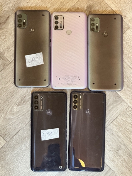 5 x Motorola G30, G50 – Smartphone – für Ersatzteile oder Reparatur