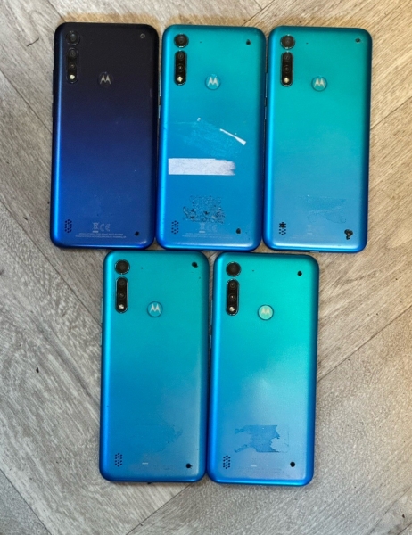 5 x Motorola G8 Power (XT2055-1) Smartphone – für Ersatzteile oder Reparatur