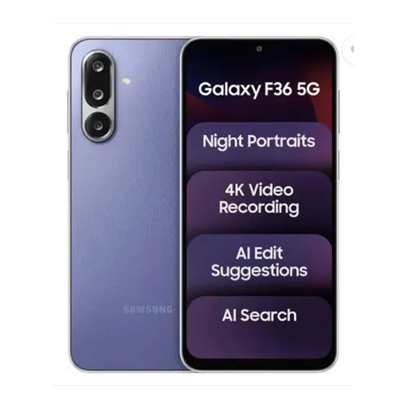 Samsung Galaxy F36 5G (violett, 8GB RAM 128GB) entsperrt Global Smartphone