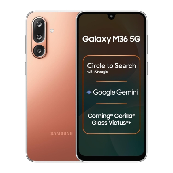 Samsung Galaxy M36 5G (6GB RAM, 128GB Speicher) Smartphone Fabrik entsperrt