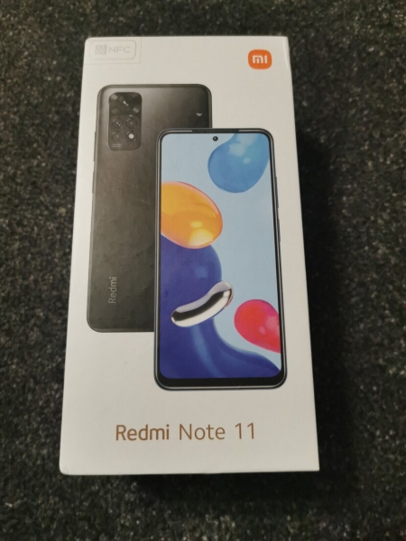 Xiaomi Redmi Note 11 Smartphone 128GB, 4GB RAM, Dual SIM entsperrt, Graphite Grey