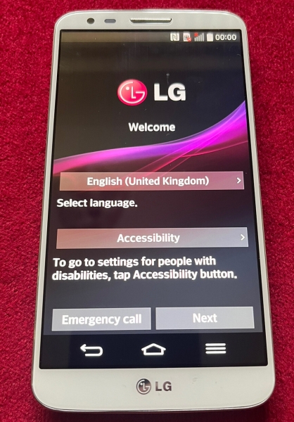 LG G2 (D802) 16GB schwarz entsperrt Android Touchscreen (ungetestet schaltet ein)