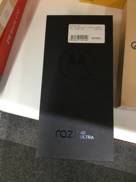 Motorola razr40 ultra 256GB 5G Infinite Black Smartphone – Wie neu 1#2204139