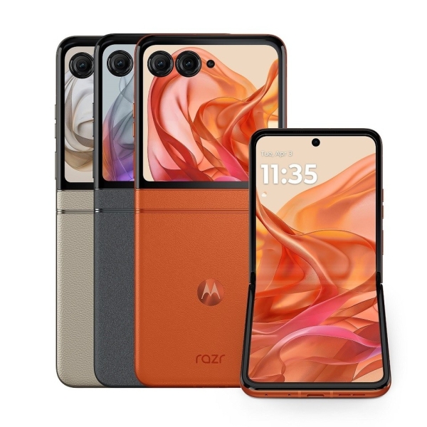 Neu Motorola RAZR 50 2024 XT2453 5G Smartphone Ohne Vertrag Grey/Orange 8G+256GB
