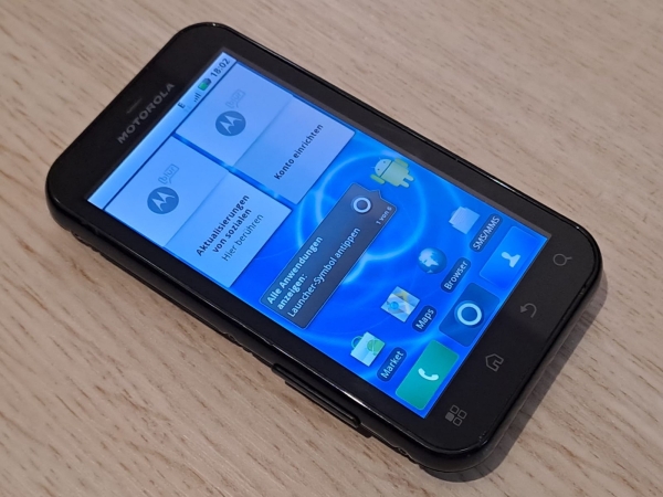 Motorola  Defy Defy – Outdoor Smartphone – Schwarz (Ohne Simlock) in OVP
