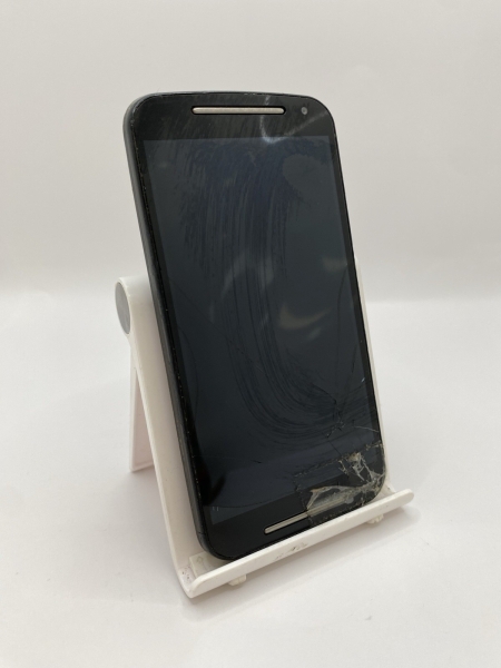 Motorola Moto G 2. Gen schwarz 8GB 5″ 8MP Android Smartphone gesprungen defekt #B