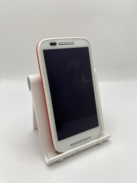 Motorola Moto E 1. Gen weiß & rot 4GB 4,3″ 5MP Android Smartphone defekt #A