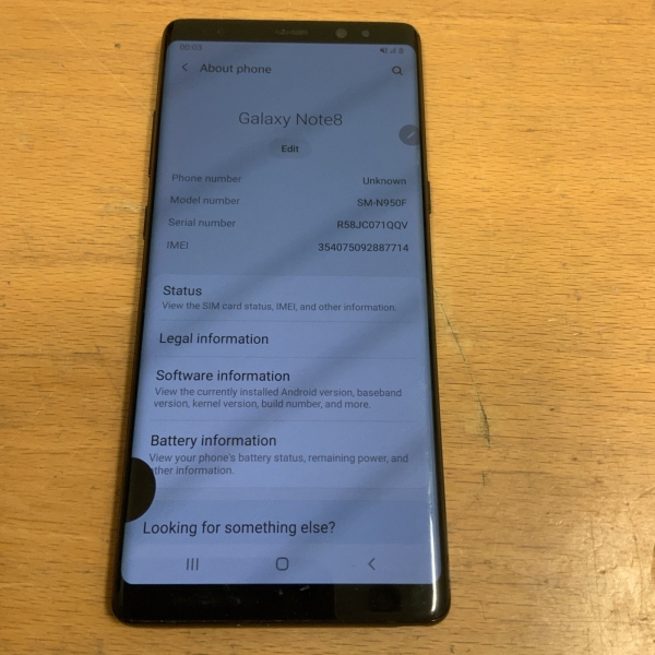 Samsung Galaxy Note 8 64GB entsperrt einige Displayschäden