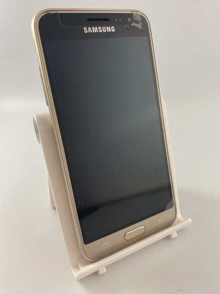 Samsung Galaxy J3 2016 Gold 8GB 5,0″ 8MP Android Kamera Smartphone Defekt #B