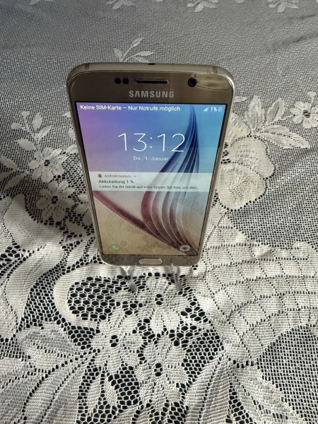 Samsung Galaxy S6 32GB Unlocked Smartphone – Gold Touch Defekt