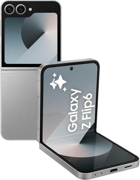 Samsung Galaxy Z Flip 6 5G Smartphone 256GB 12GB RAM Dual Sim entsperrt – Silber