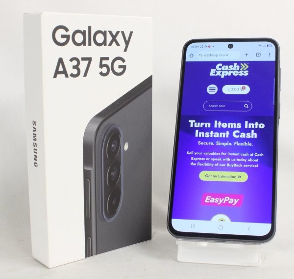 Samsung Galaxy A37 5G 256GB Smartphone – Awesome Charcoal – BH 100% (B+)