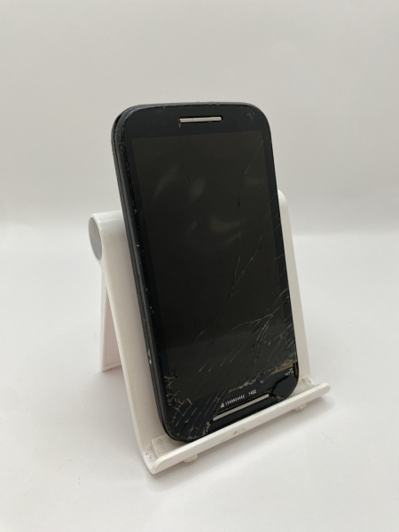 Motorola Moto E 1. Gen schwarz 4GB 4,3″ 5MP Android Smartphone gesprungen defekt #A