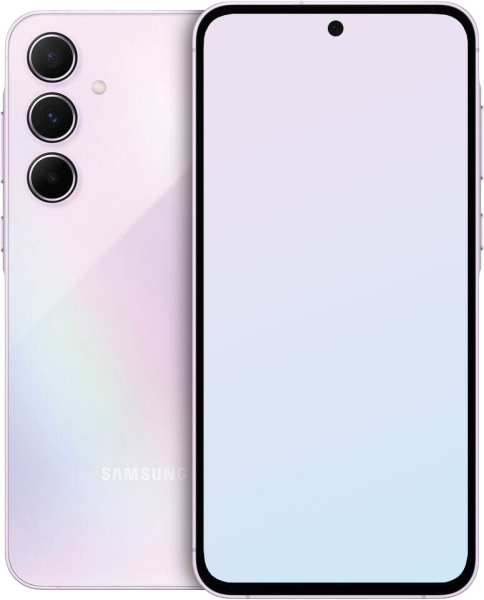 Samsung Galaxy A55 5G Dual-SIM 128 GB lila Smartphone Handy Android WOW